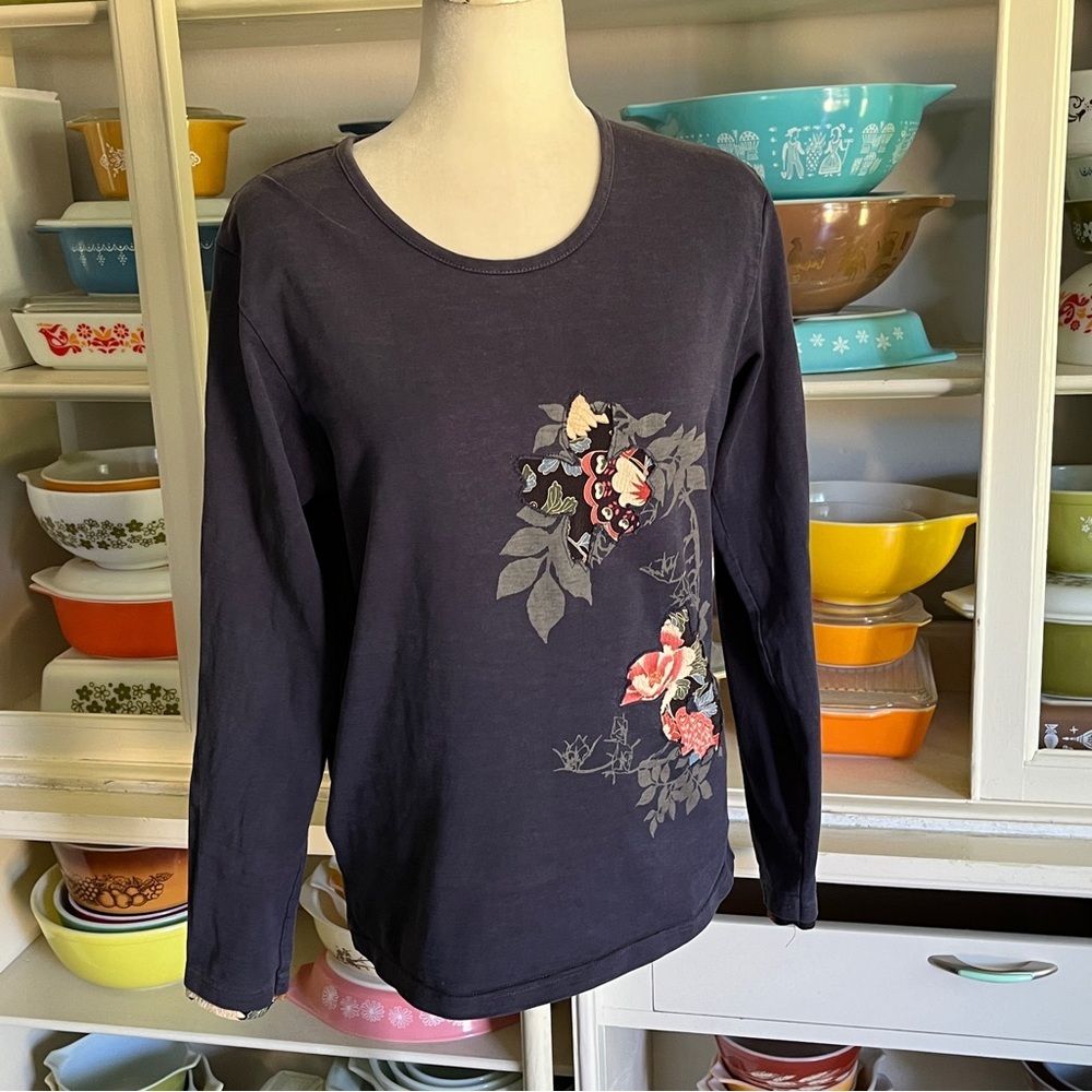 Takeo Kikuchi Floral Top - Size 2